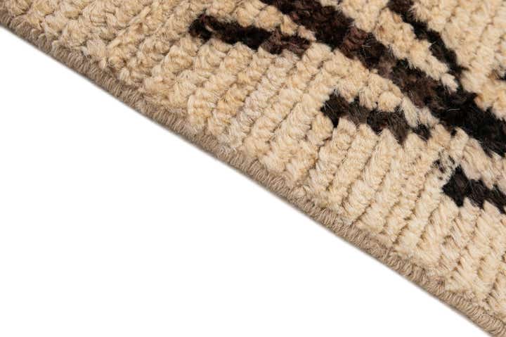 5' 8 x 8' Hand Knotted Moroccan Wool Rug