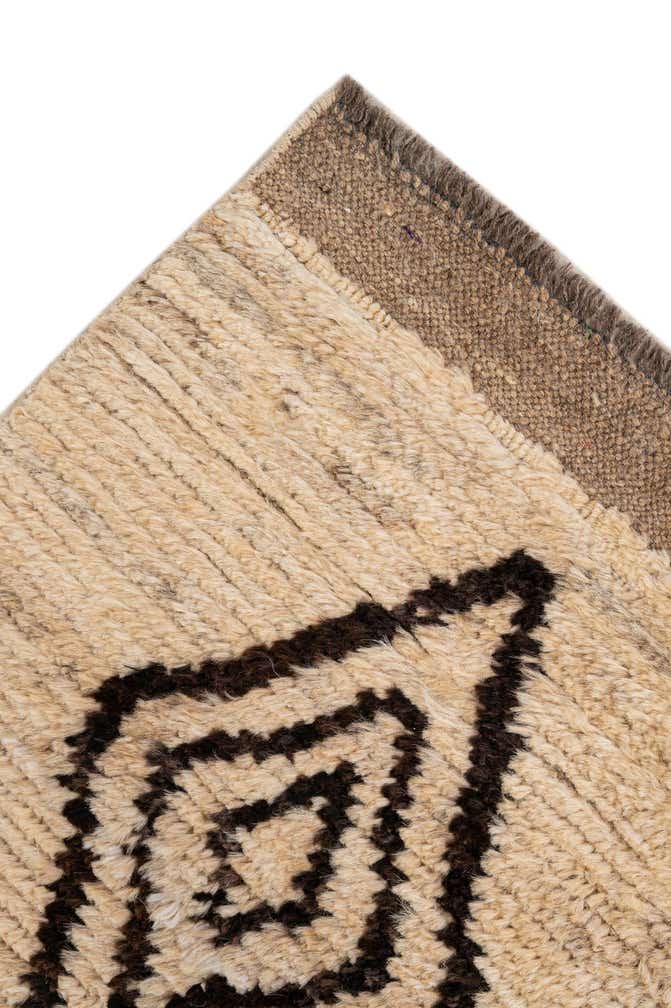 5' 8 x 8' Hand Knotted Moroccan Wool Rug