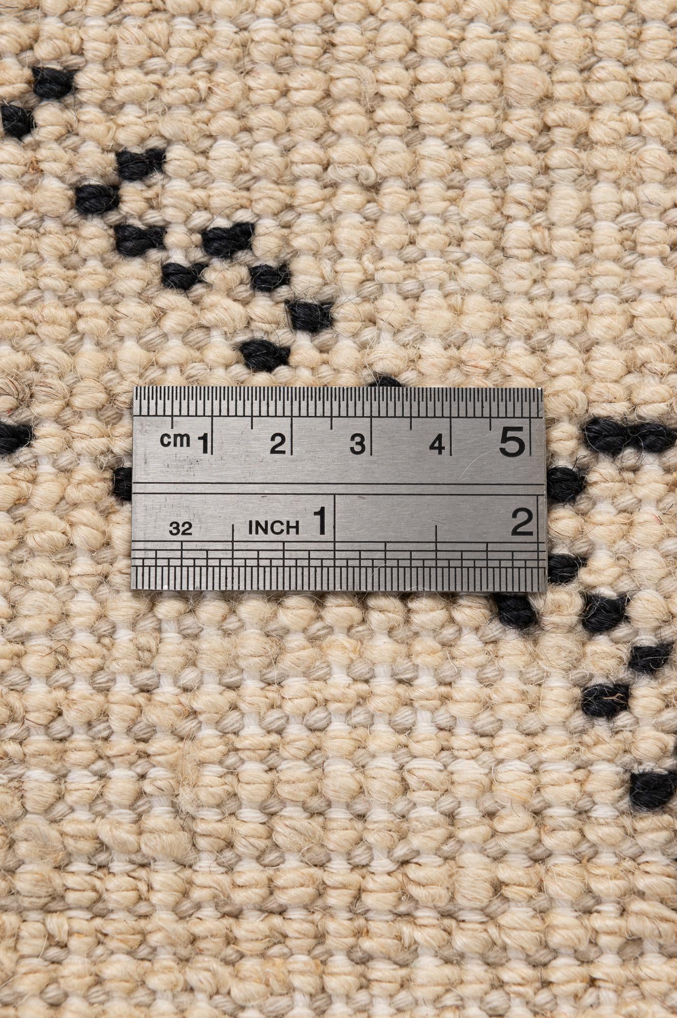 5' 6 x 8' Hand Knotted Moroccan Wool Rug
