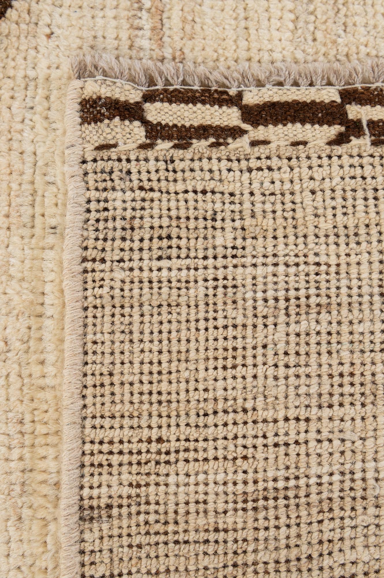 5' 7 x 7' 11 Hand Knotted Moroccan Wool Rug