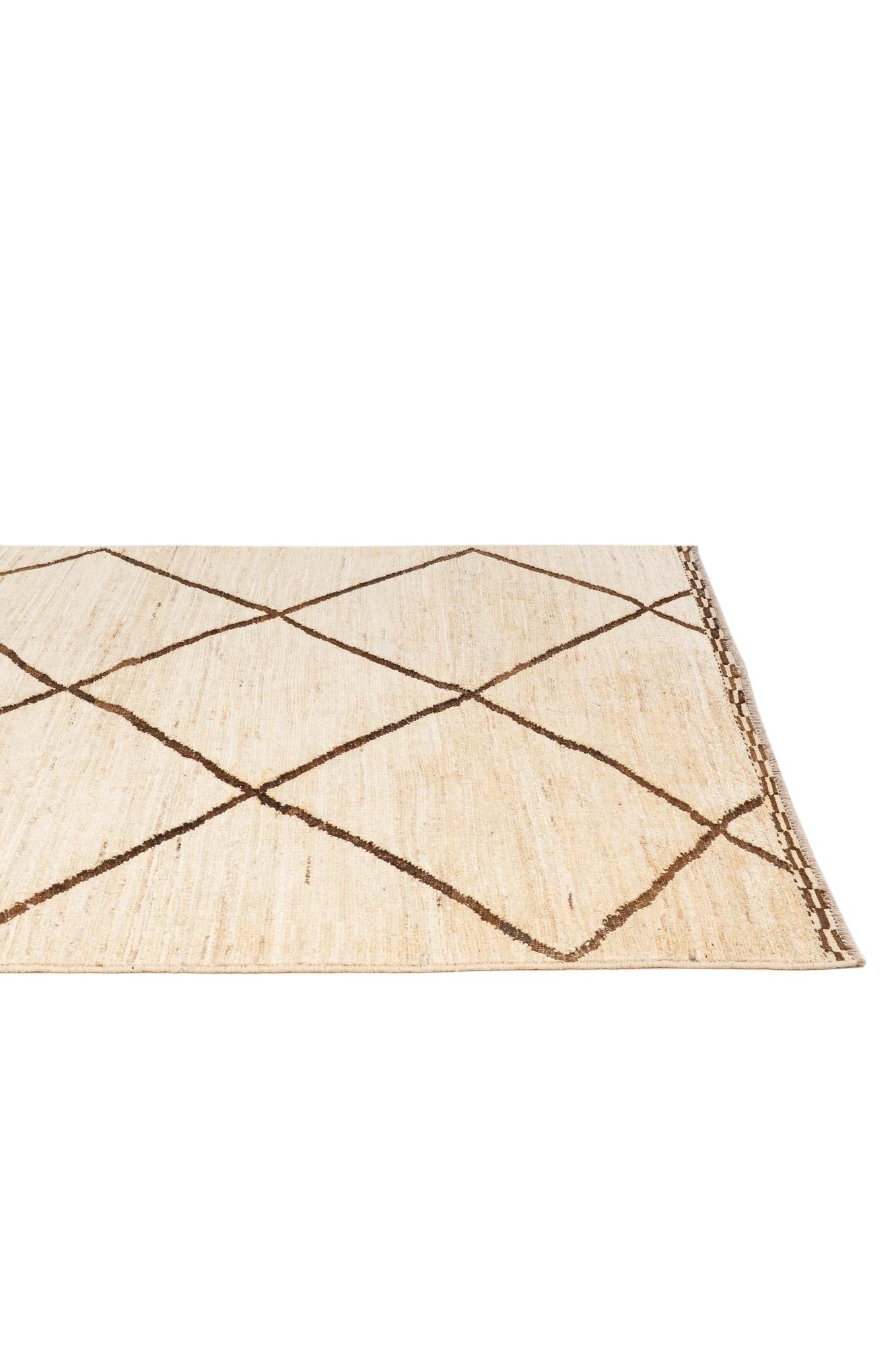 5' 7 x 7' 11 Hand Knotted Moroccan Wool Rug