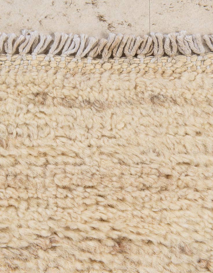 Detail image of 5' 10 x 7' 10  Hand Knotted Moroccan Wool Rug