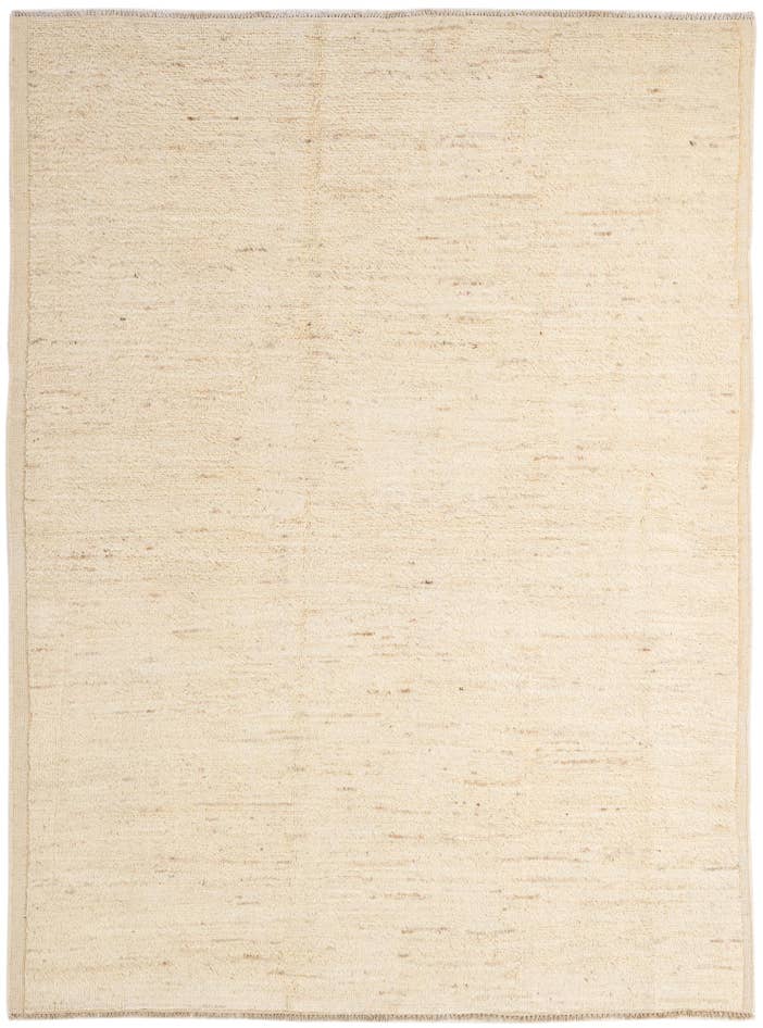 Detail image of 5' 10 x 7' 10 Hand Knotted Moroccan Wool Rug