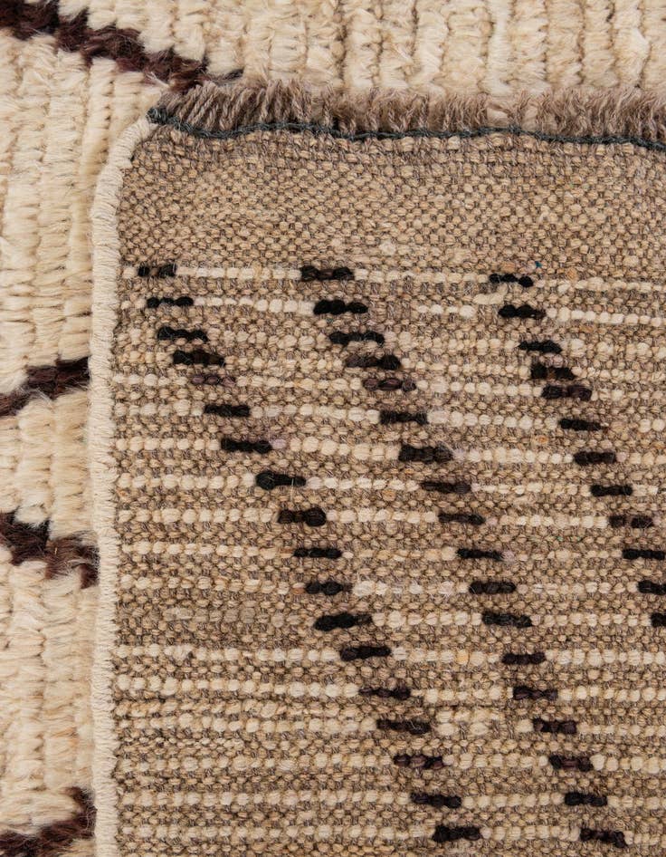 Detail image of 5' 10 x 7' 8  Hand Knotted Moroccan Wool Rug