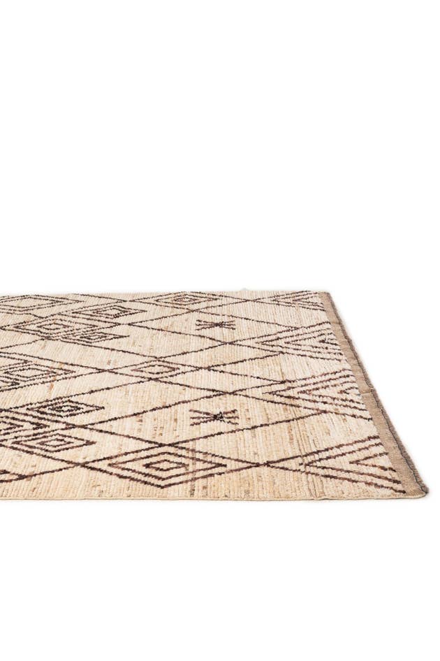 Detail image of 5' 10 x 7' 8 Hand Knotted Moroccan Wool Rug