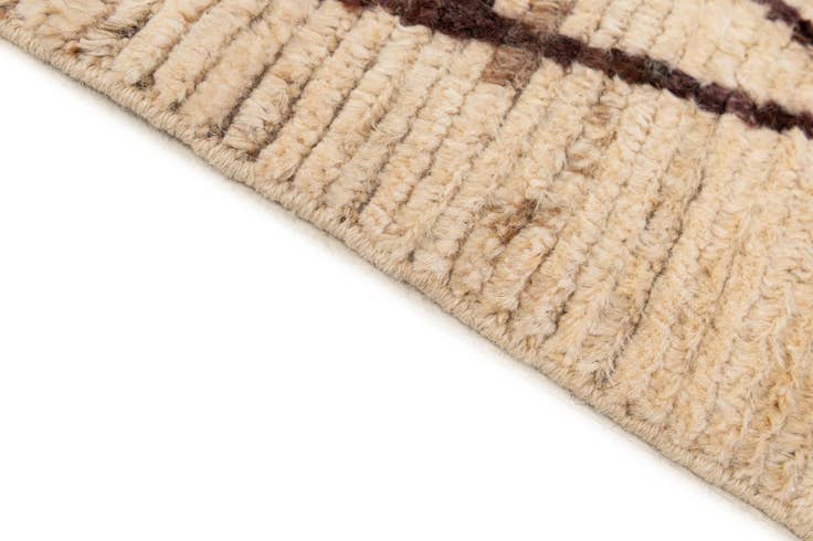 Detail image of 5' 10 x 7' 8 Hand Knotted Moroccan Wool Rug