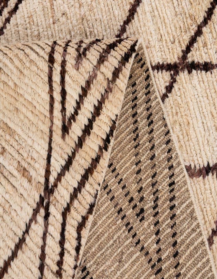 Detail image of 5' 10 x 7' 8  Hand Knotted Moroccan Wool Rug