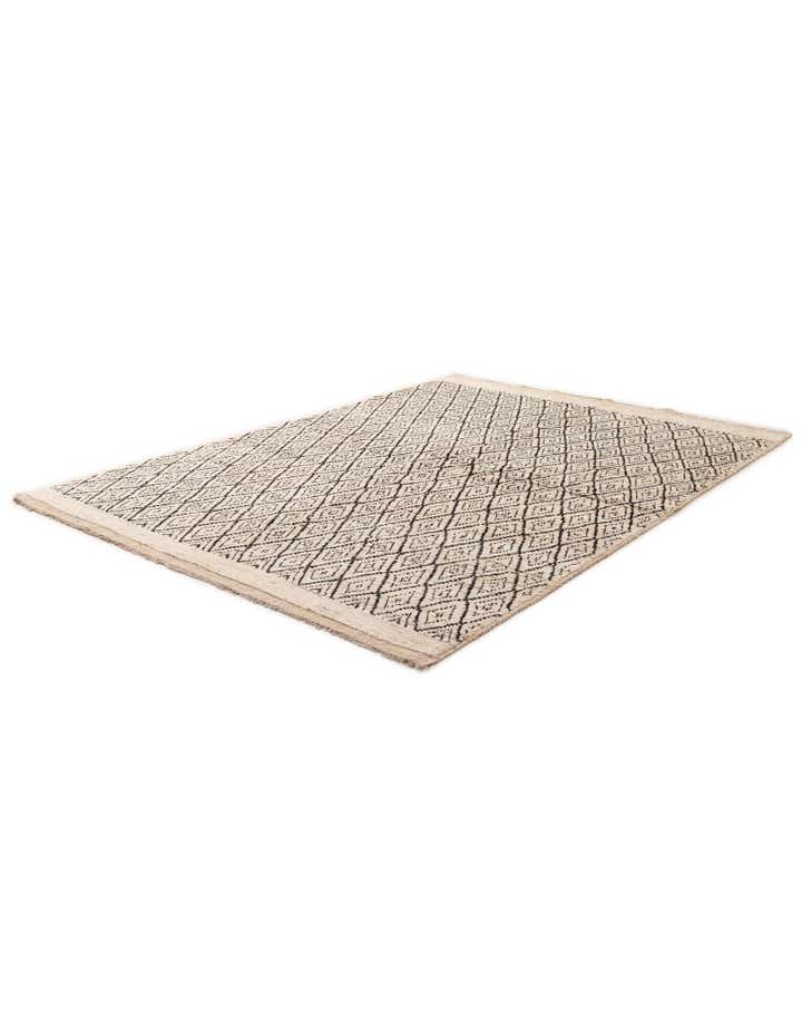 5' 10 x 8' 3 Hand Knotted Moroccan Wool Rug