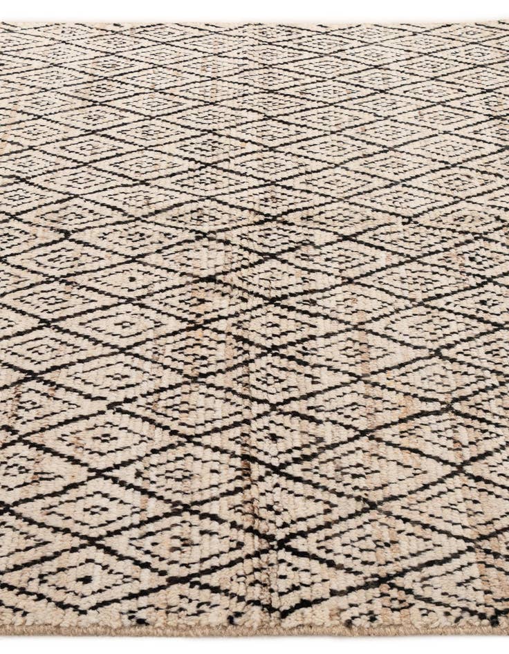 Detail image of 5' 10 x 8' 3  Hand Knotted Moroccan Wool Rug