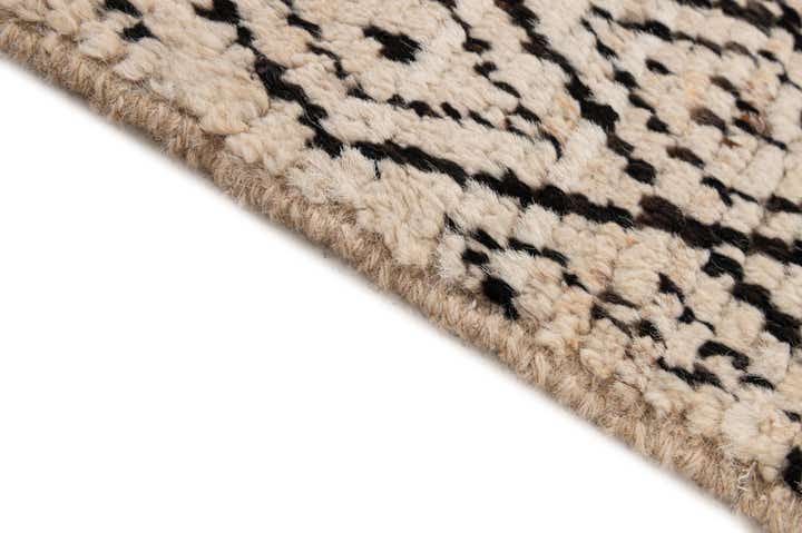 5' 10 x 8' 3 Hand Knotted Moroccan Wool Rug
