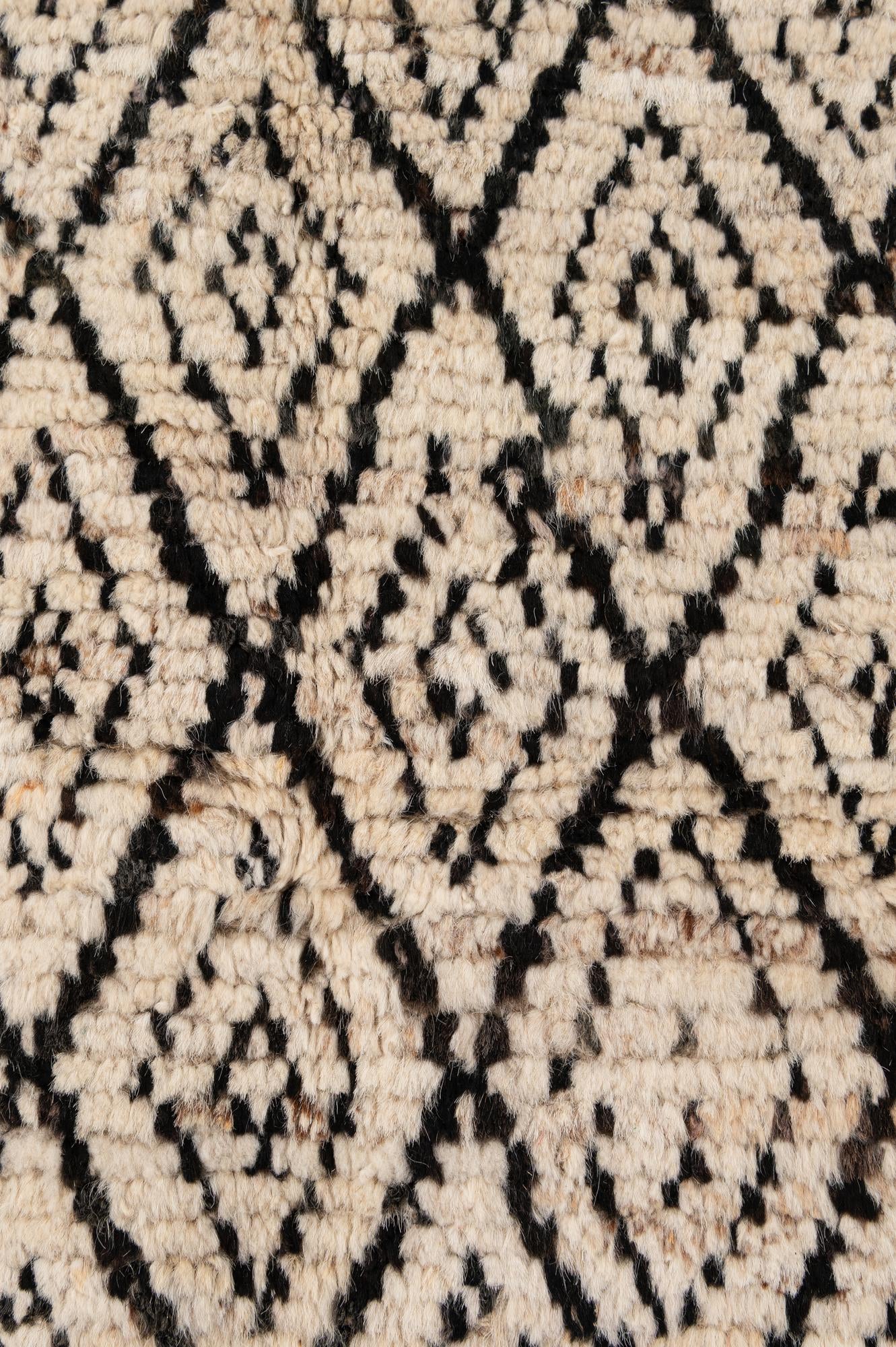 5' 10 x 8' 3 Hand Knotted Moroccan Wool Rug