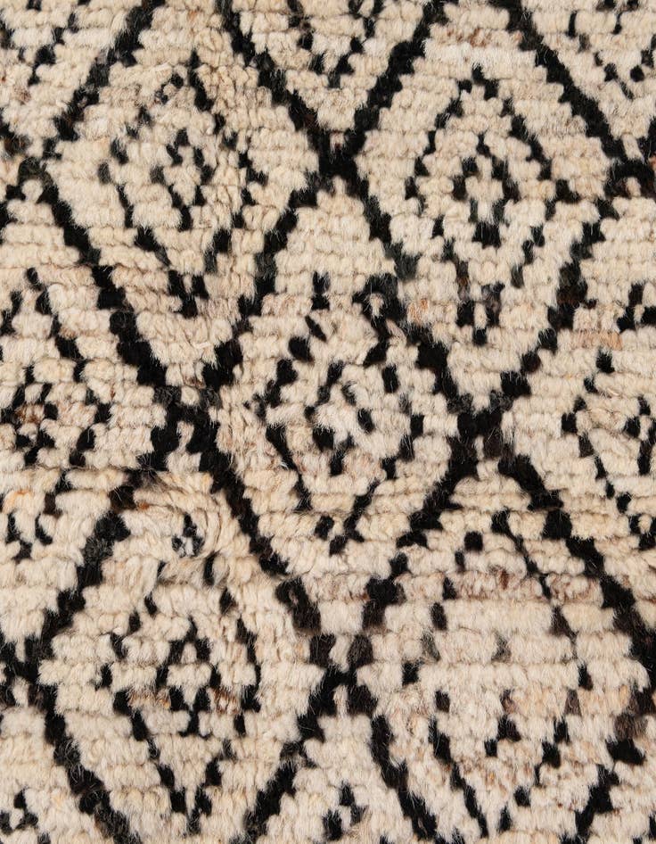 Detail image of 5' 10 x 8' 3  Hand Knotted Moroccan Wool Rug