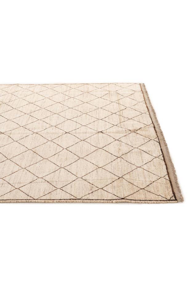 Detail image of 5' 10 x 7' 11 Hand Knotted Moroccan Wool Rug