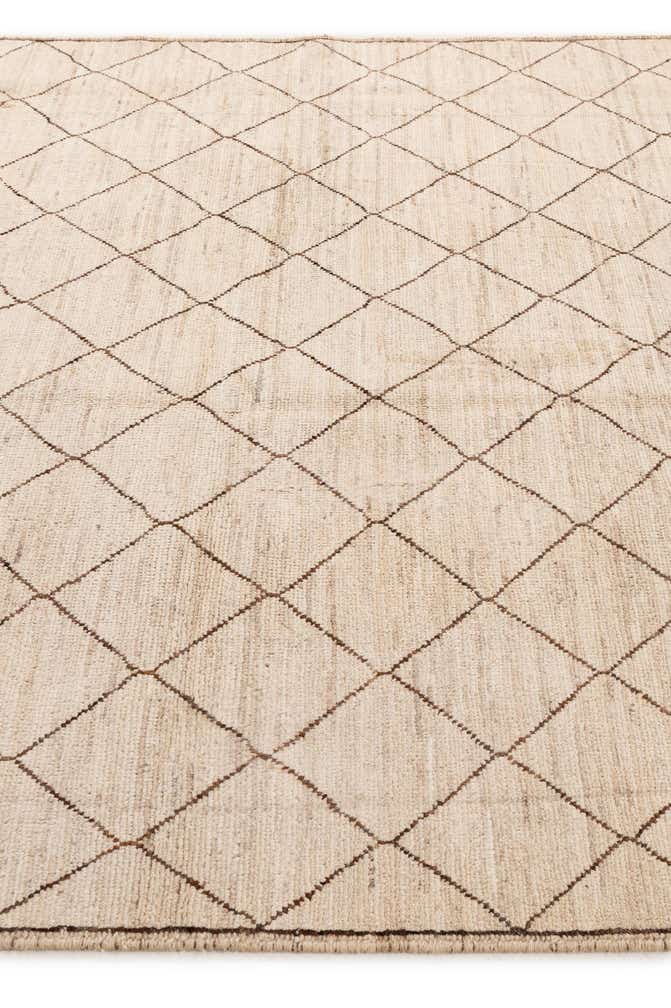 5' 10 x 7' 11 Hand Knotted Moroccan Wool Rug