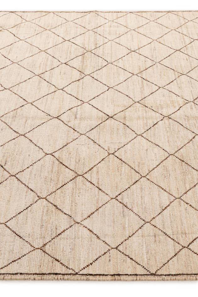 Detail image of 5' 10 x 7' 11 Hand Knotted Moroccan Wool Rug