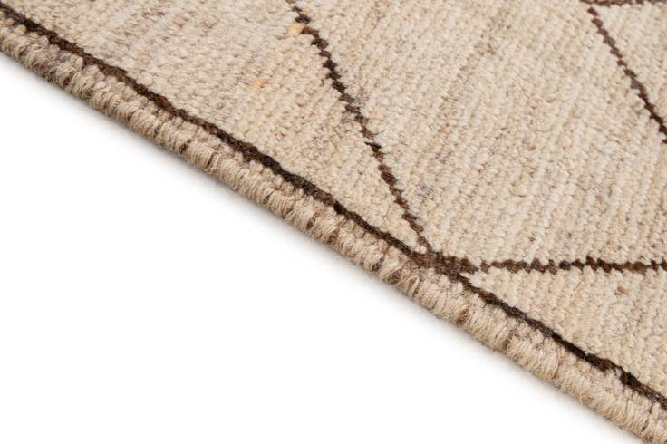 Detail image of 5' 10 x 7' 11 Hand Knotted Moroccan Wool Rug