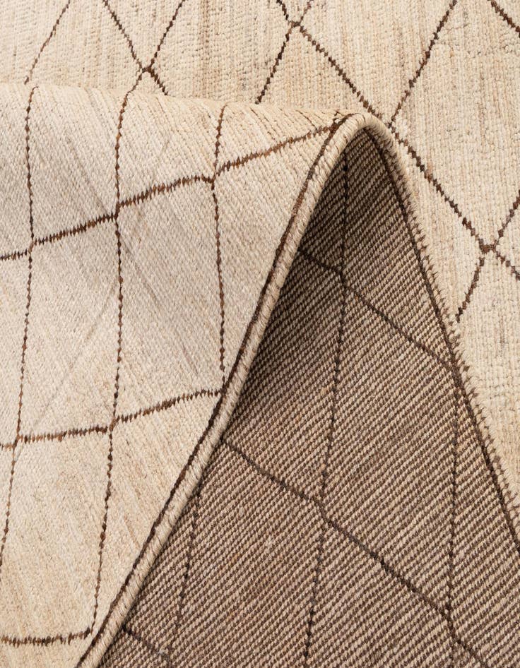 Detail image of 5' 10 x 7' 11  Hand Knotted Moroccan Wool Rug