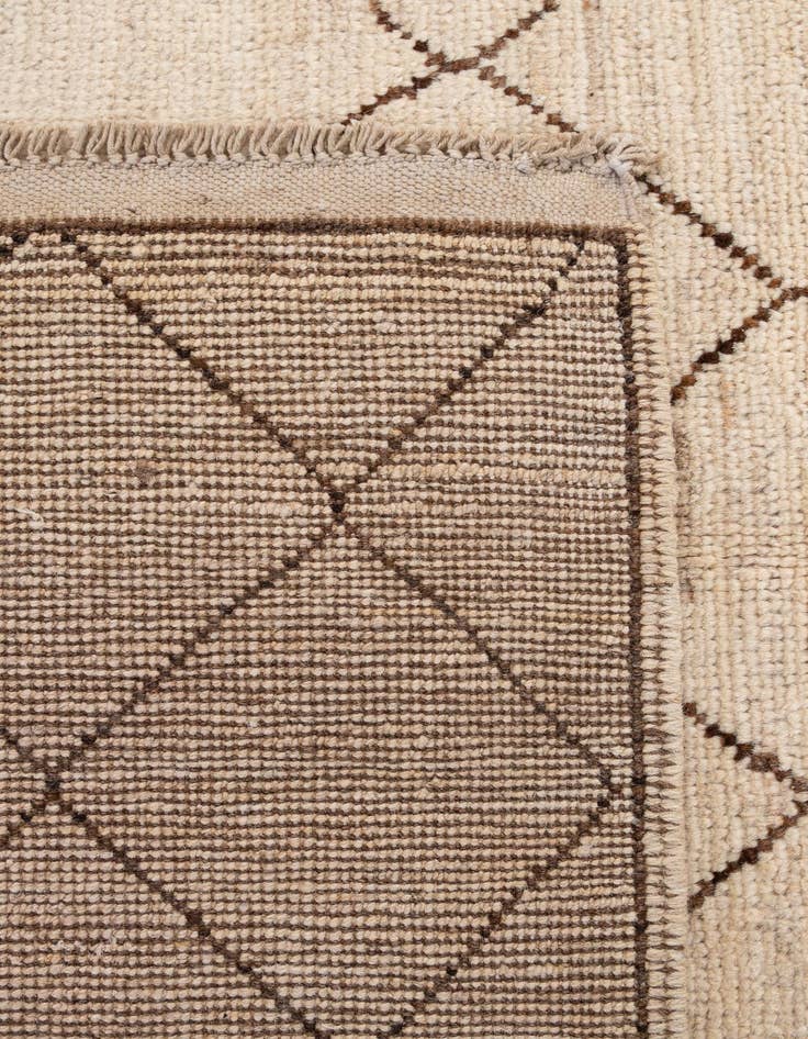 Detail image of 5' 10 x 7' 11  Hand Knotted Moroccan Wool Rug