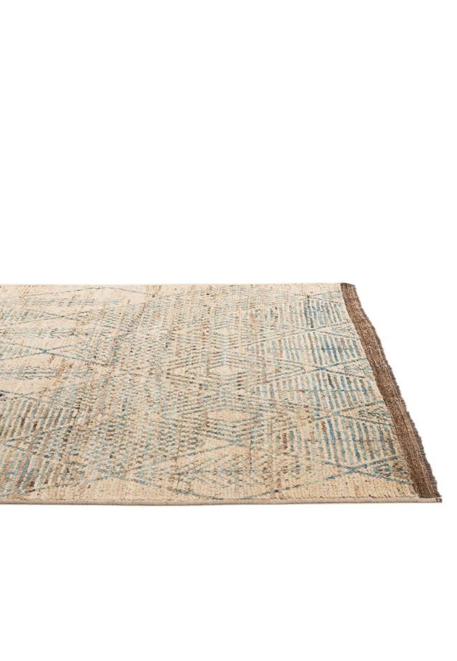 Detail image of 5' 10 x 8' 5 Hand Knotted Moroccan Wool Rug