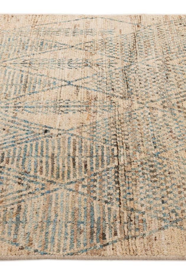Detail image of 5' 10 x 8' 5 Hand Knotted Moroccan Wool Rug