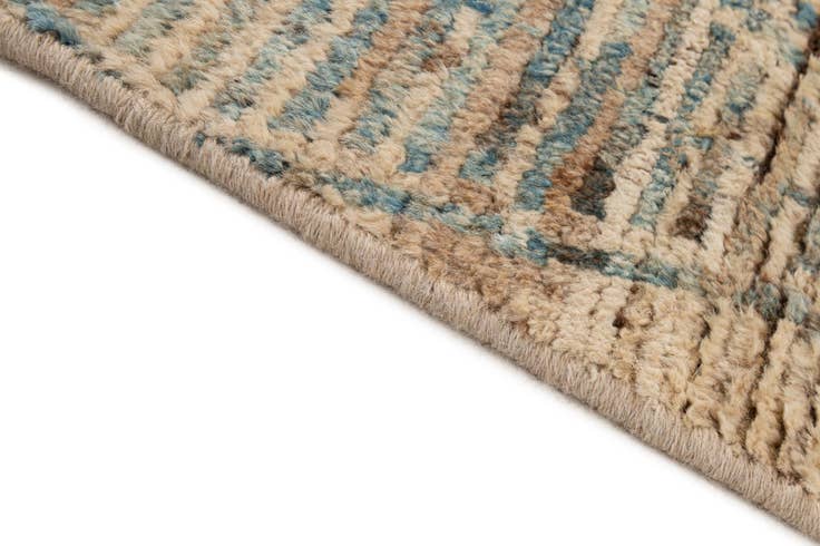 Detail image of 5' 10 x 8' 5 Hand Knotted Moroccan Wool Rug