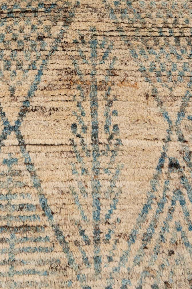 5' 10 x 8' 5 Hand Knotted Moroccan Wool Rug