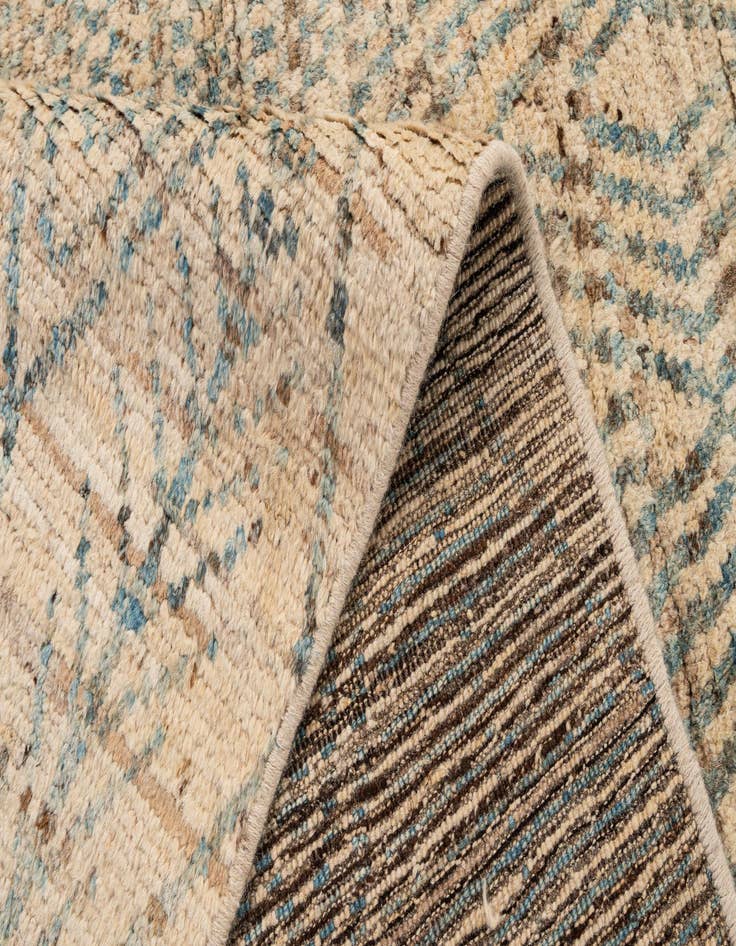 Detail image of 5' 10 x 8' 5  Hand Knotted Moroccan Wool Rug