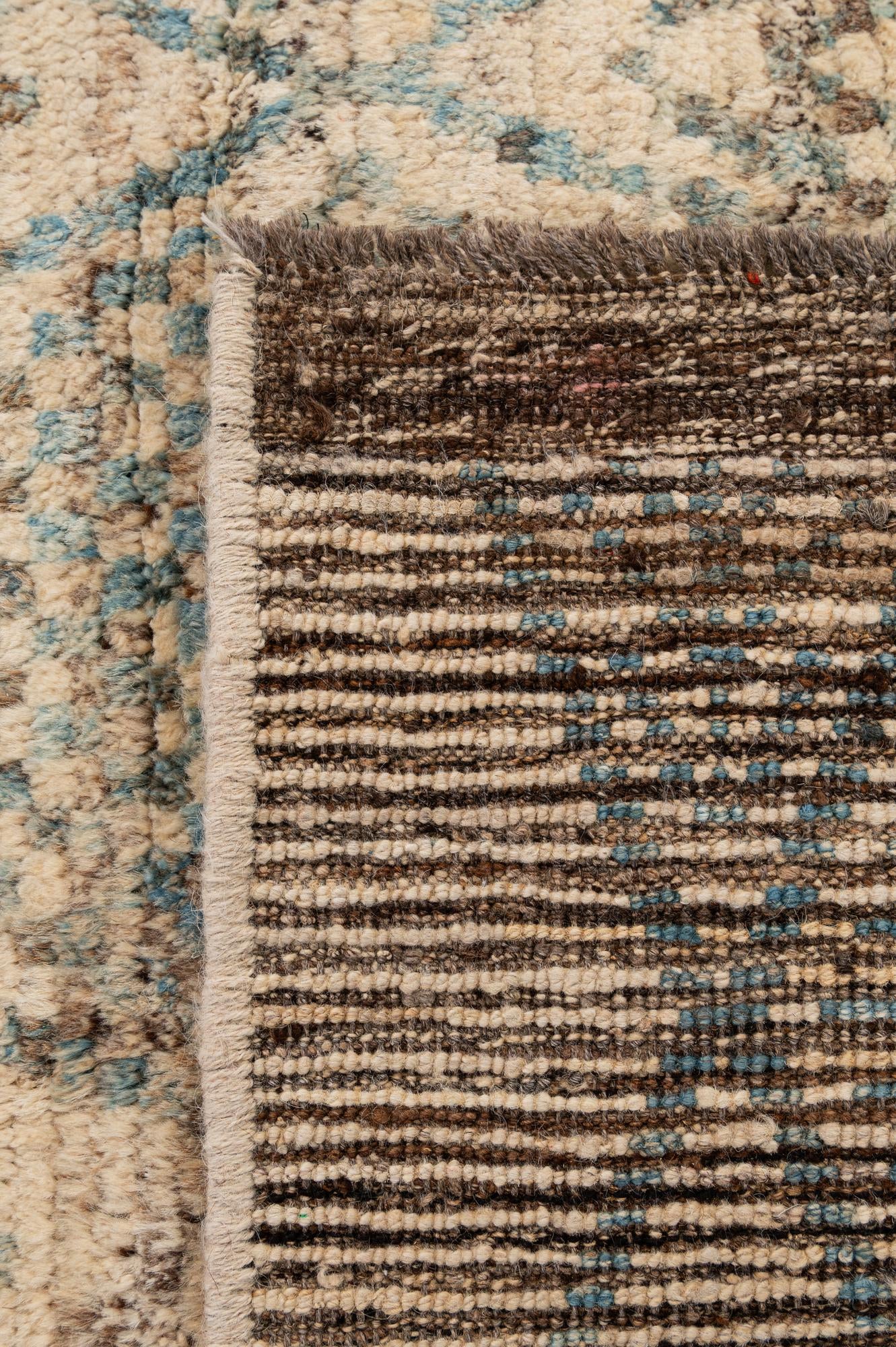 5' 10 x 8' 5 Hand Knotted Moroccan Wool Rug