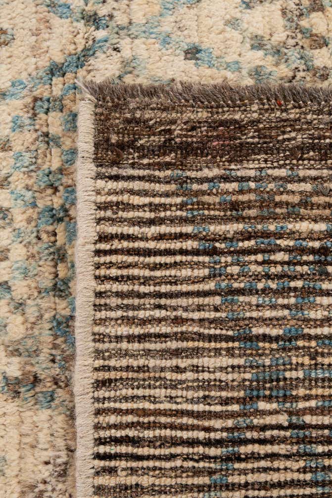 5' 10 x 8' 5 Hand Knotted Moroccan Wool Rug