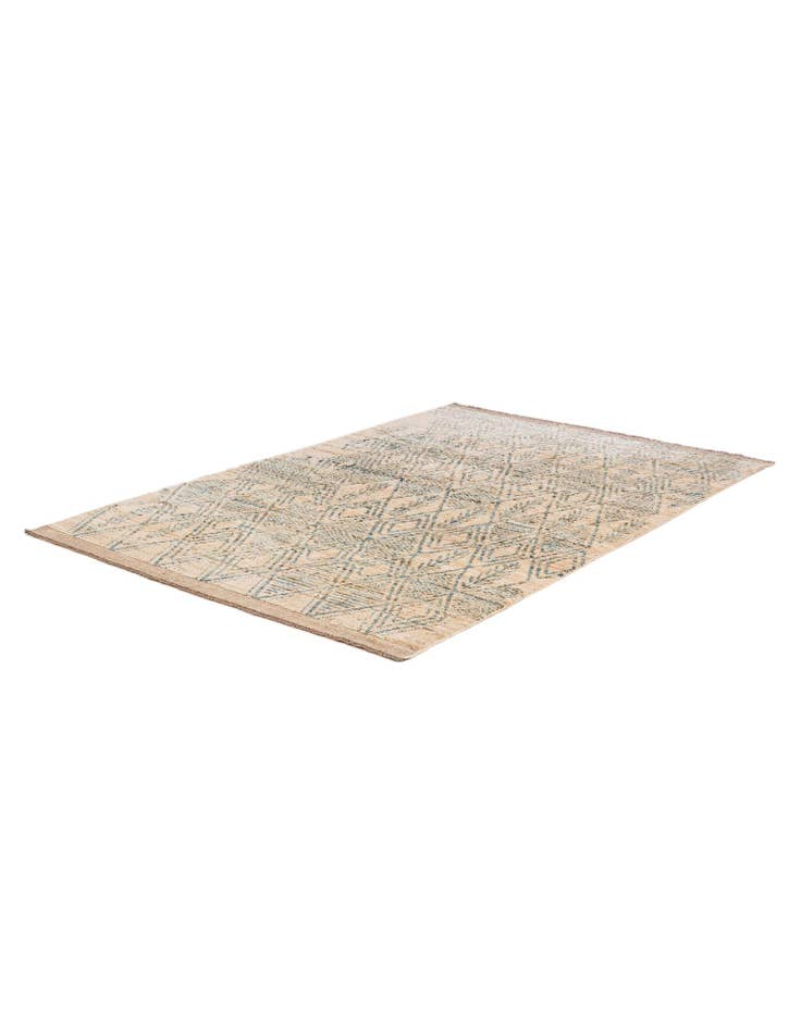 Detail image of 5' 11 x 8' 8 Hand Knotted Moroccan Wool Rug