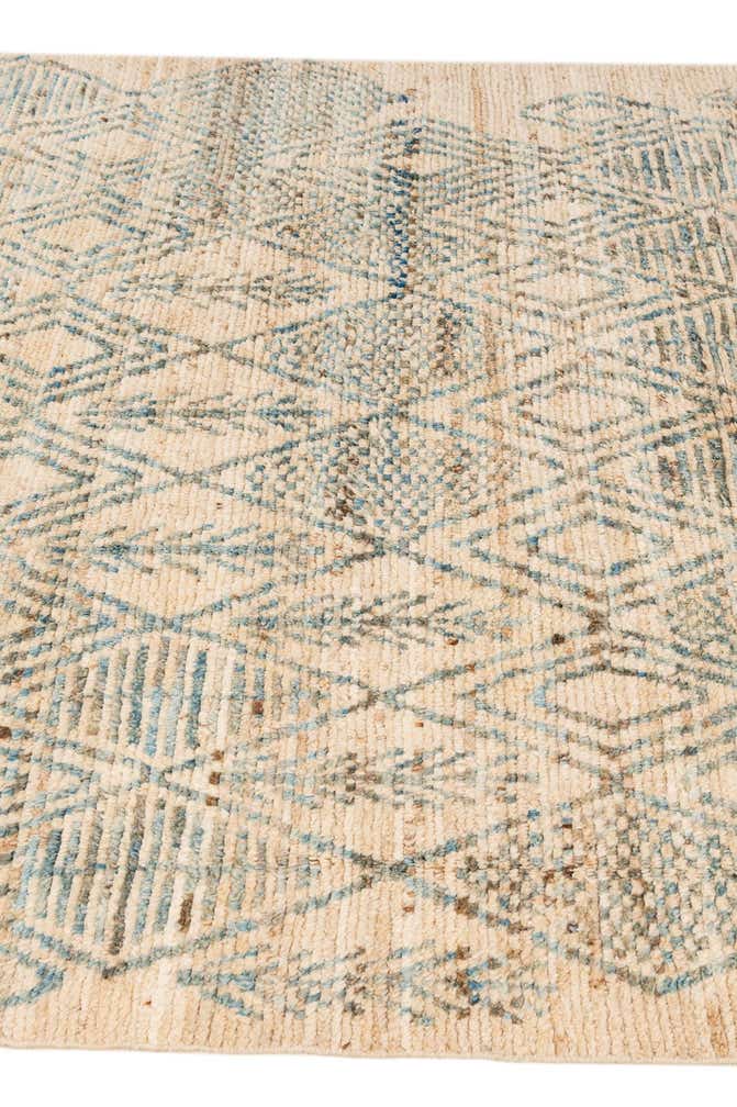 5' 11 x 8' 8 Hand Knotted Moroccan Wool Rug