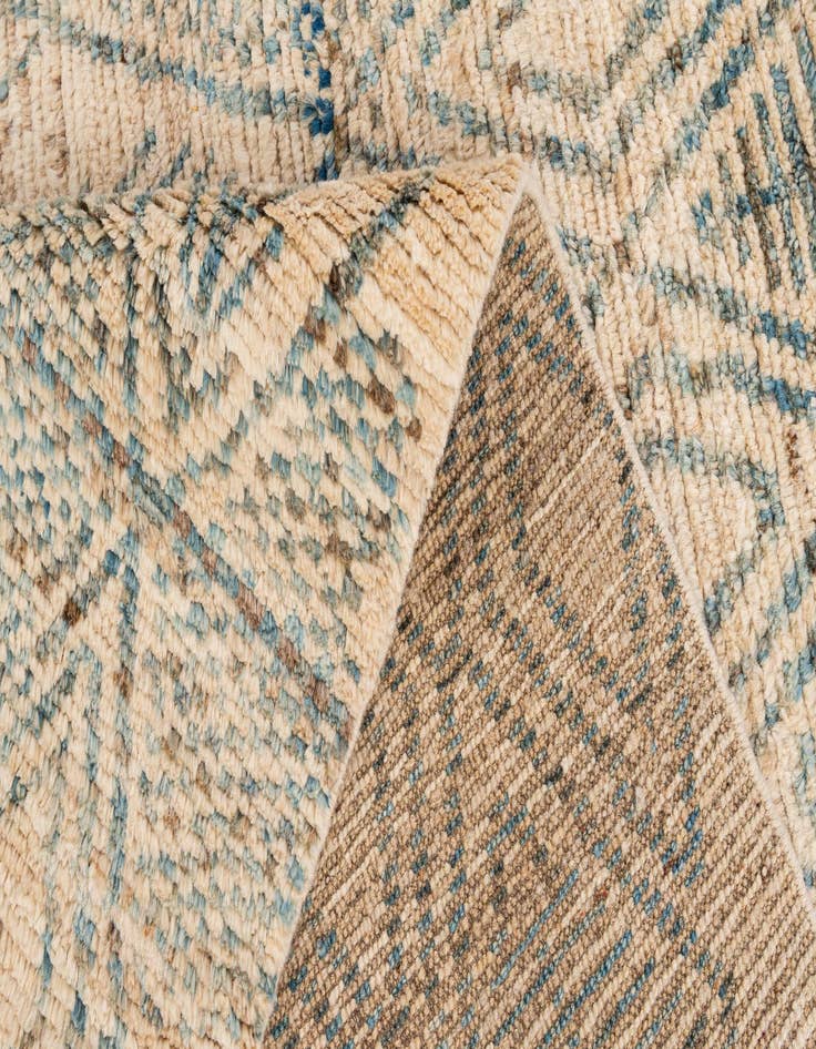 Detail image of 5' 11 x 8' 8  Hand Knotted Moroccan Wool Rug