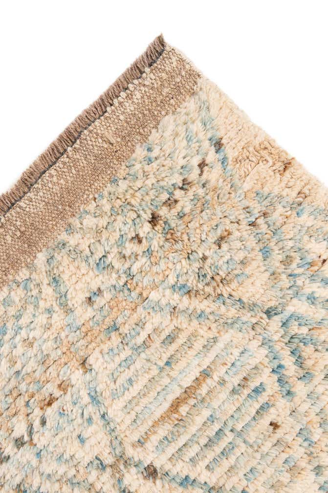 5' 11 x 8' 8 Hand Knotted Moroccan Wool Rug
