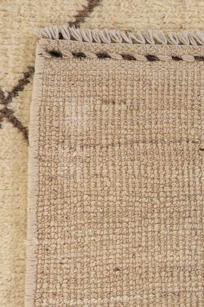 5' 10 x 8' 1 Hand Knotted Moroccan Wool Rug