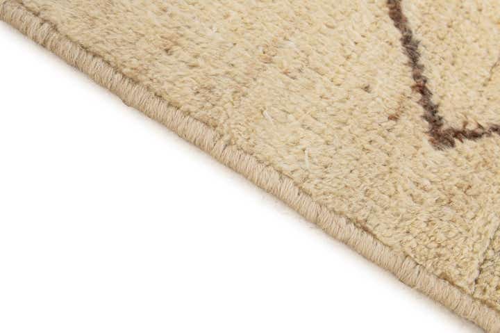 5' 10 x 8' 1 Hand Knotted Moroccan Wool Rug