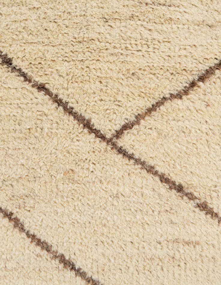 Detail image of 5' 10 x 8' 1  Hand Knotted Moroccan Wool Rug