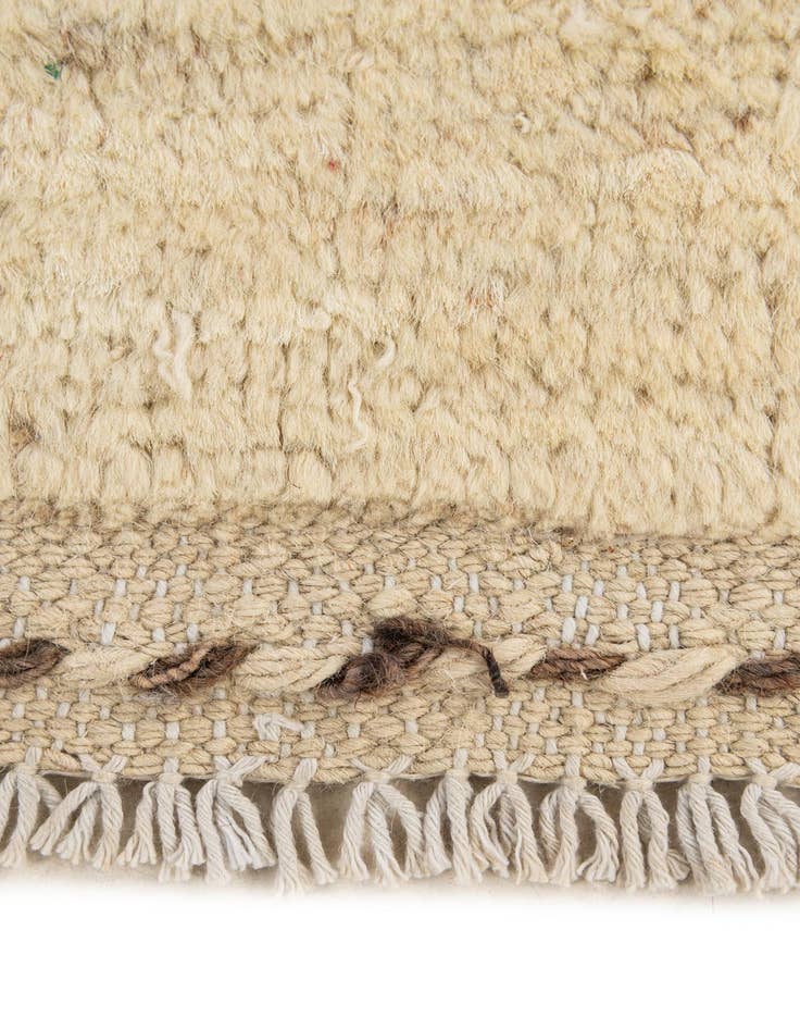 Detail image of 5' 10 x 8' 1  Hand Knotted Moroccan Wool Rug