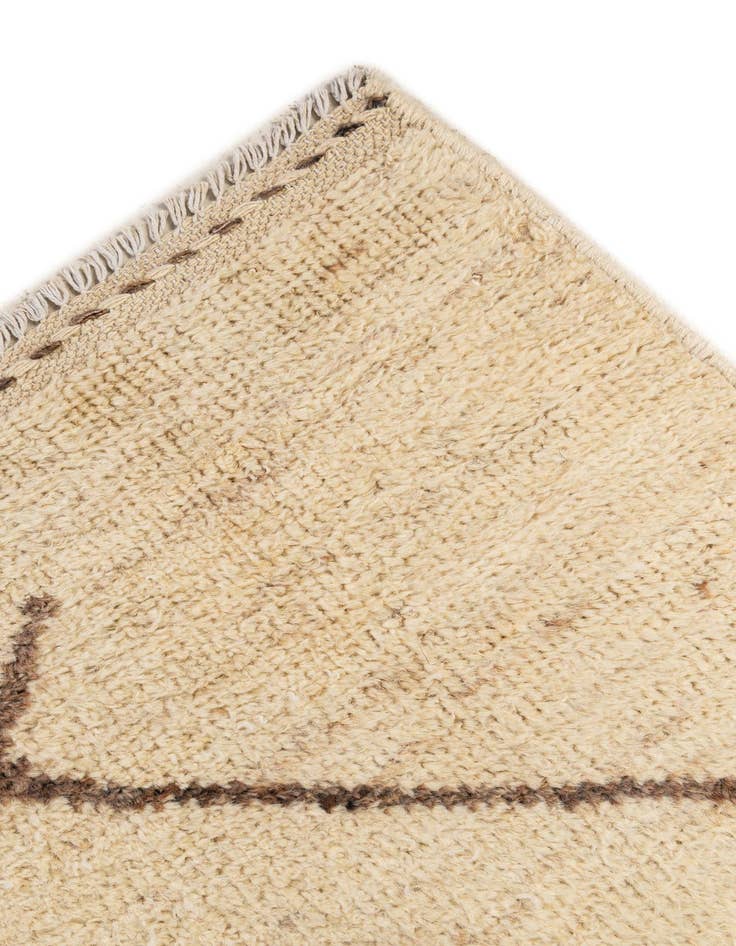 Detail image of 5' 10 x 8' 1  Hand Knotted Moroccan Wool Rug