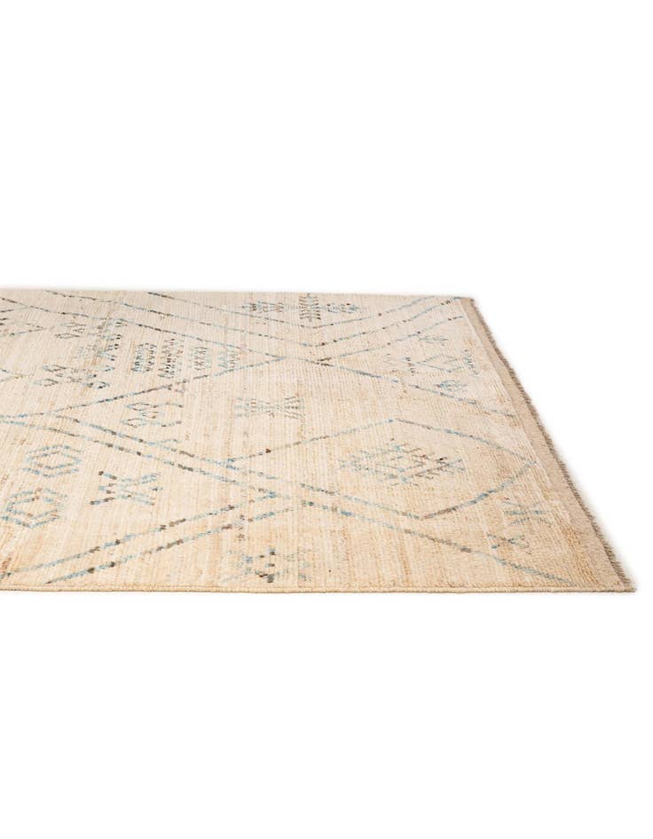 Detail image of 5' 10 x 8' 2  Hand Knotted Moroccan Wool Rug