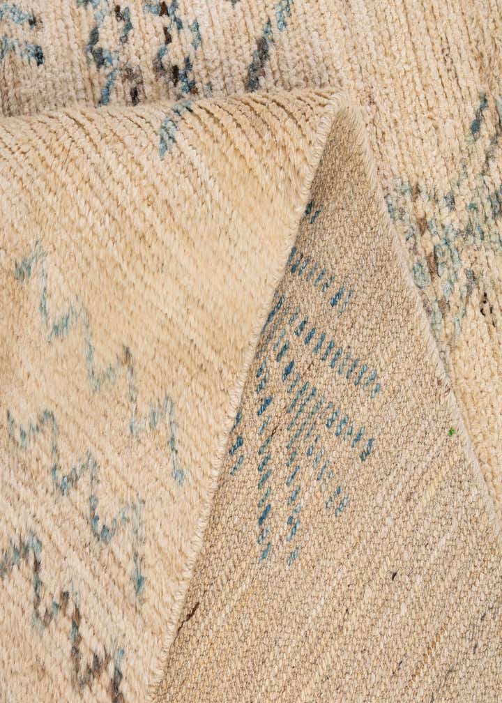 5' 10 x 8' 2 Hand Knotted Moroccan Wool Rug