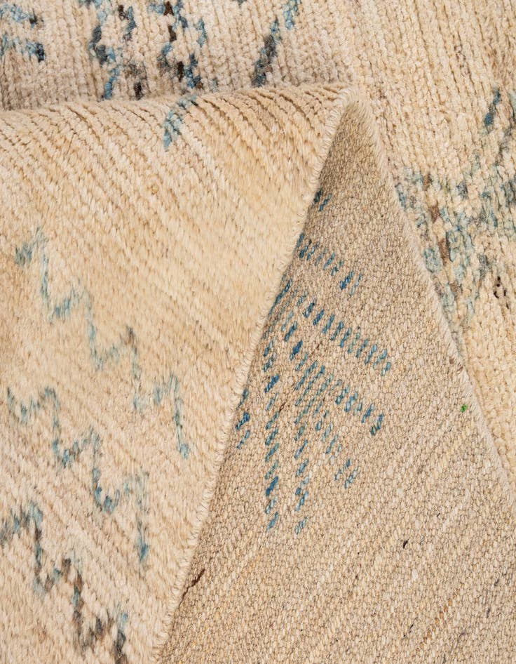 Detail image of 5' 10 x 8' 2  Hand Knotted Moroccan Wool Rug