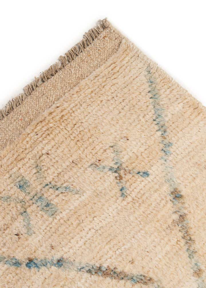 5' 10 x 8' 2 Hand Knotted Moroccan Wool Rug