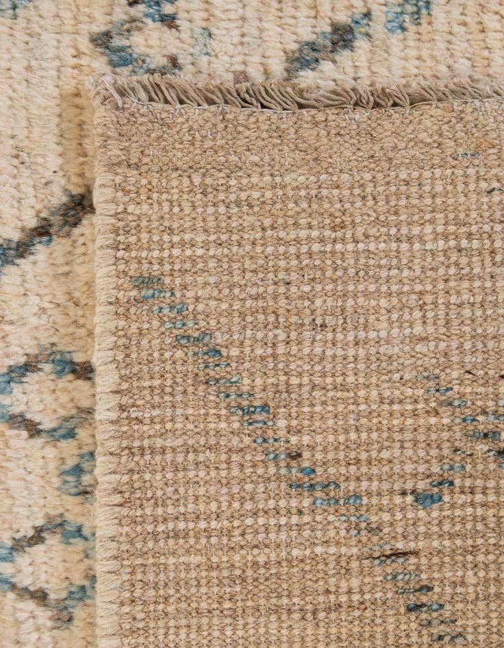 Detail image of 5' 10 x 8' 2  Hand Knotted Moroccan Wool Rug