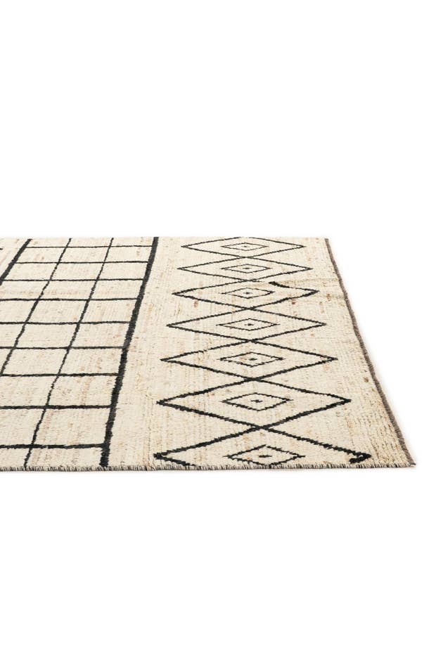 Detail image of 5' 11 x 8' 9 Hand Knotted Moroccan Wool Rug