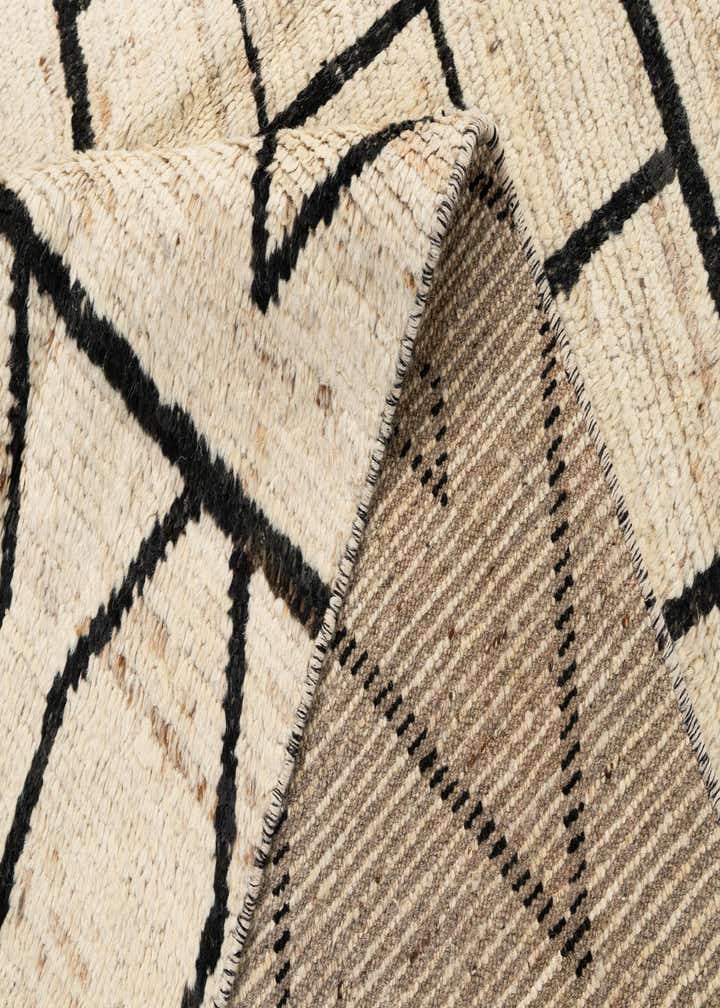 5' 11 x 8' 9 Hand Knotted Moroccan Wool Rug