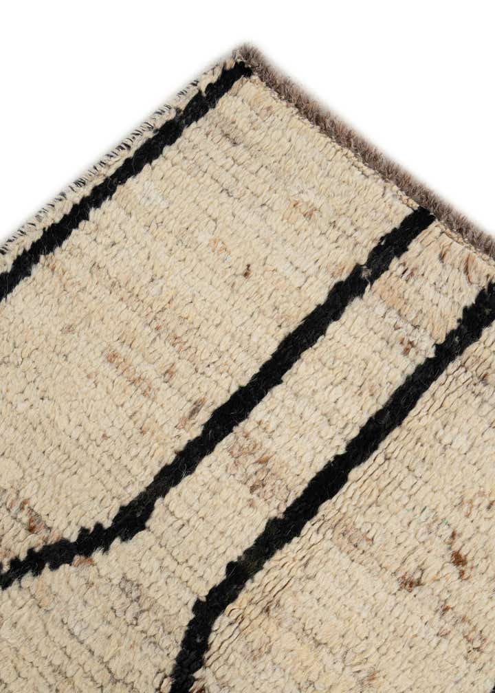 5' 11 x 8' 9 Hand Knotted Moroccan Wool Rug