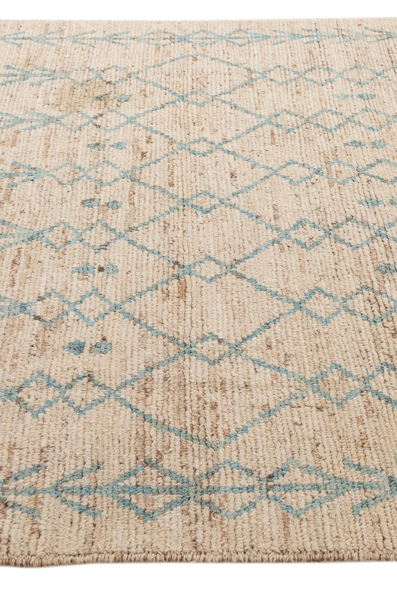 180cm x 270cm anudado a mano marroquí Alfombra Lana