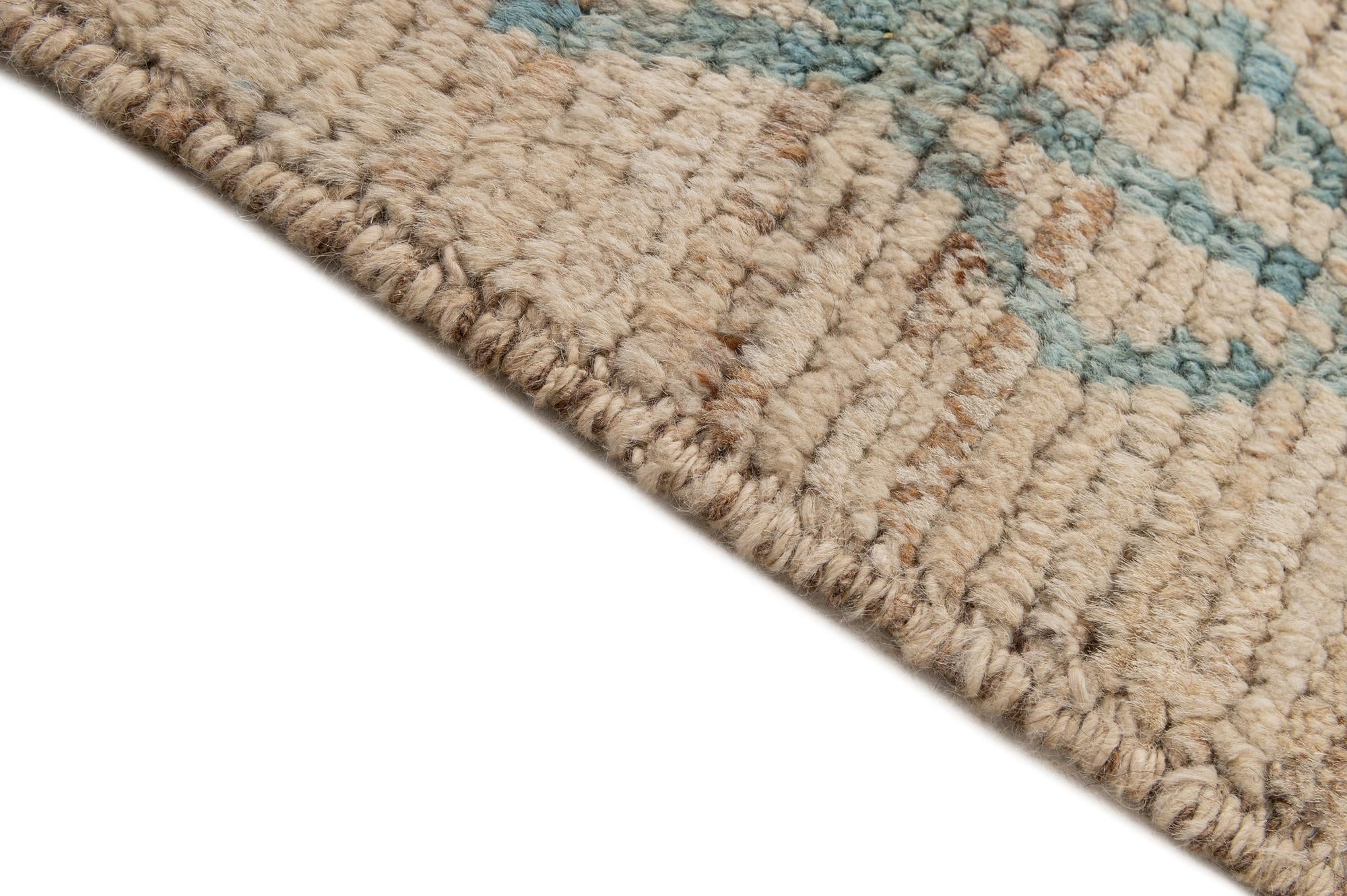 180cm x 270cm anudado a mano marroquí Alfombra Lana