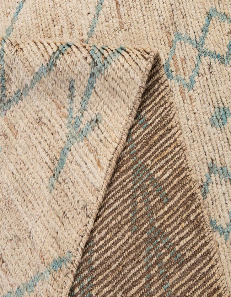 Detail image of 5' 11 x 8' 10  Hand Knotted Moroccan Wool Rug