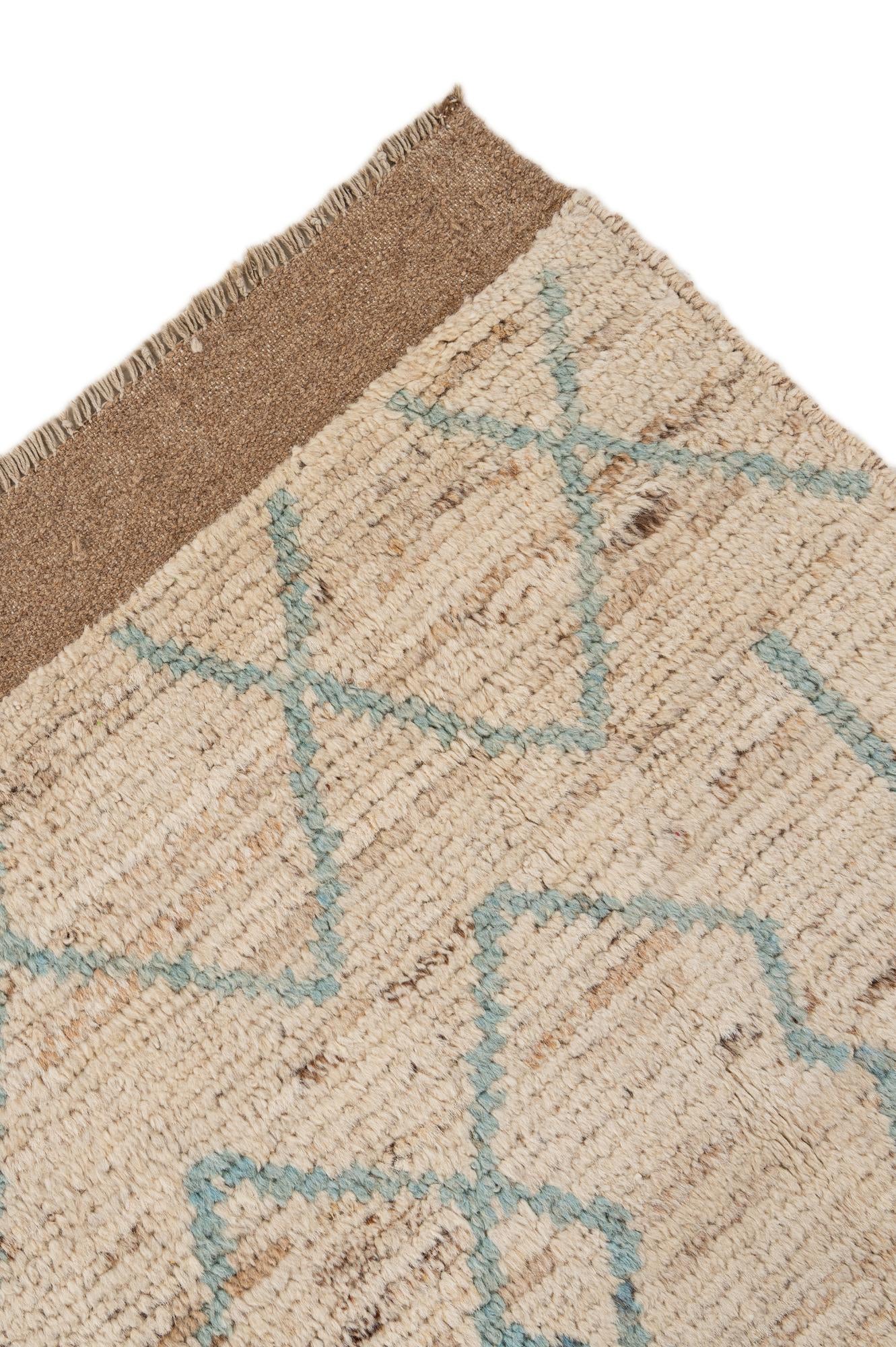 180cm x 270cm anudado a mano marroquí Alfombra Lana